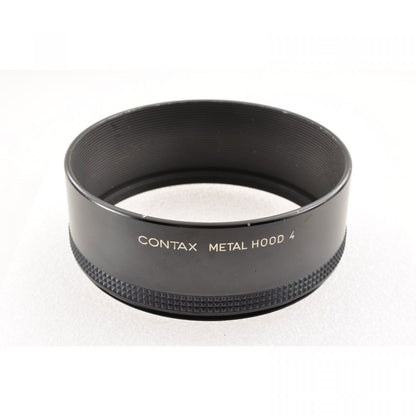 【中古】Contax Metal Hood 4 メタルフード 85mm F1.4 100mm F2用 コンタックス 元箱付き