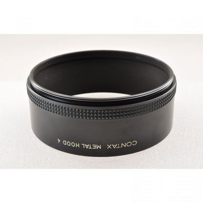 【中古】Contax Metal Hood 4 メタルフード 85mm F1.4 100mm F2用 コンタックス 元箱付き