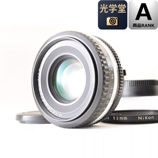 【中古】Nikon Nikkor AI-S 50mm F1.8 パンケーキMF単焦点レンズ
