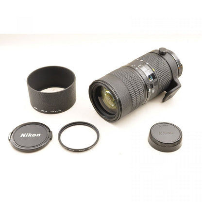 【中古】Nikon AF Micro Nikkor 70-180mm f/4.5-5.6D ED 望遠 ニコン カメラレンズ 交換レンズ , フード付き