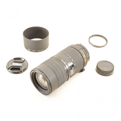 Nikon AF Micro Nikkor 70-180mm f/4.5-5.6D ED Zoom Lens w/Hood *Near Mint* #4227