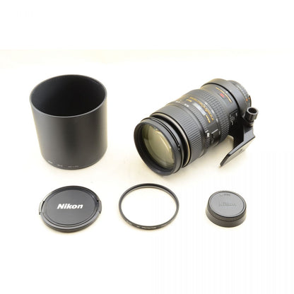 【中古】Nikon AF VR-NIKKOR 80-400mm F4.5-5.6D ED VR ズームレンズ Nikon Fマウント用