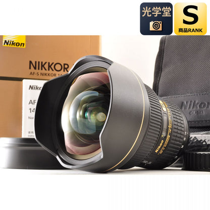 【中古】Nikon AF-S 14-24mm f/2.8 G ED ズーム カメラレンズ 交換レンズ 元箱 ケース ニコン