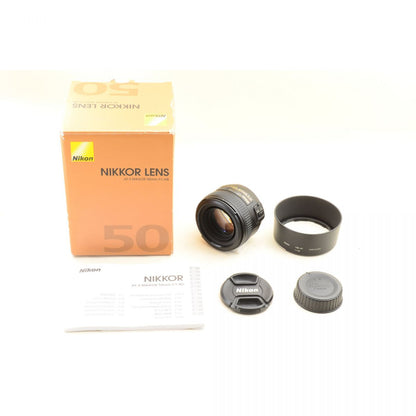 【中古】Nikon AF-S NIKKOR 50mm f/1.4G 単焦点レンズ 元箱 フード