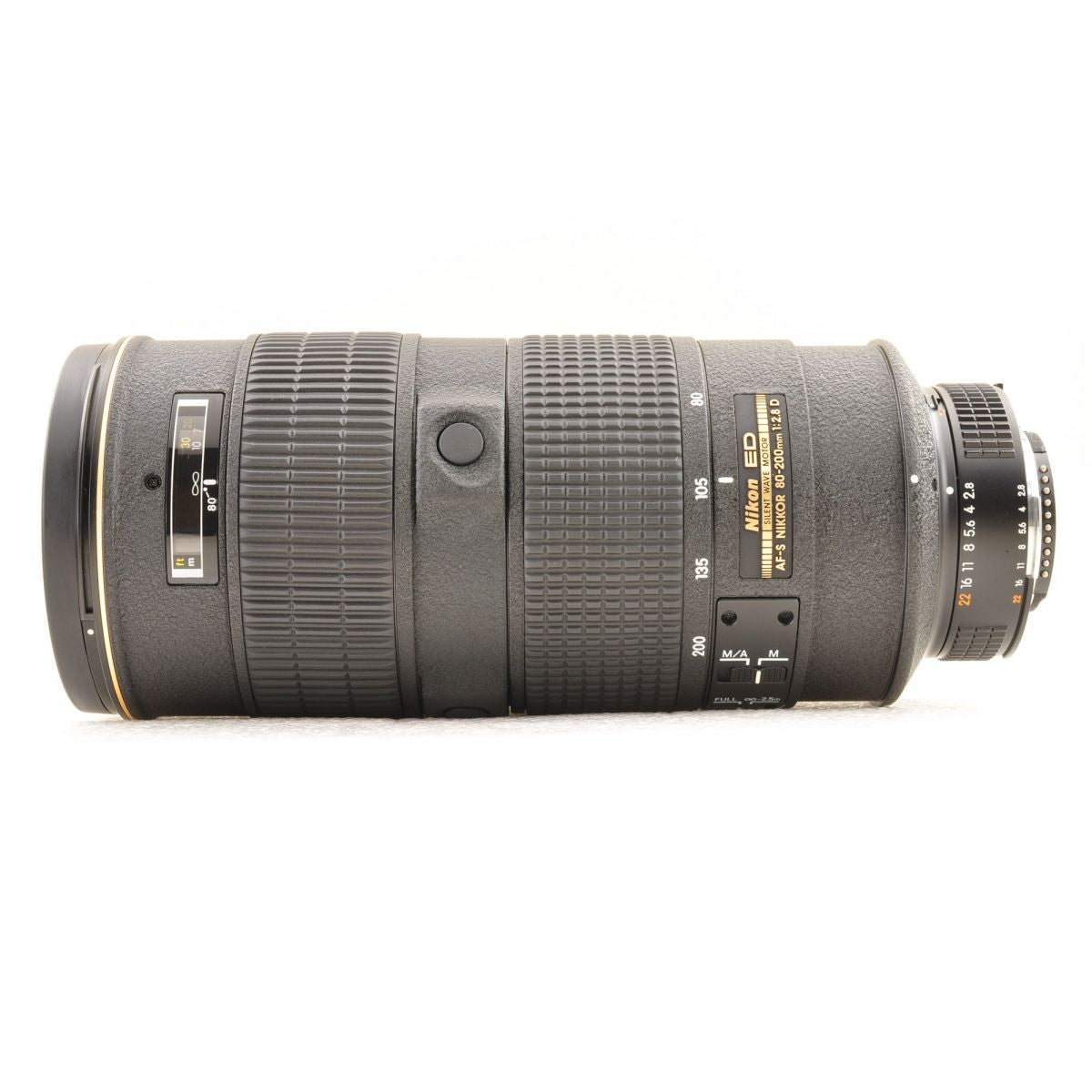 【中古】Nikon AF-S 80-200mm f/2.8D ED ズーム 元箱 フード カメラレンズ 交換レンズ ニコン