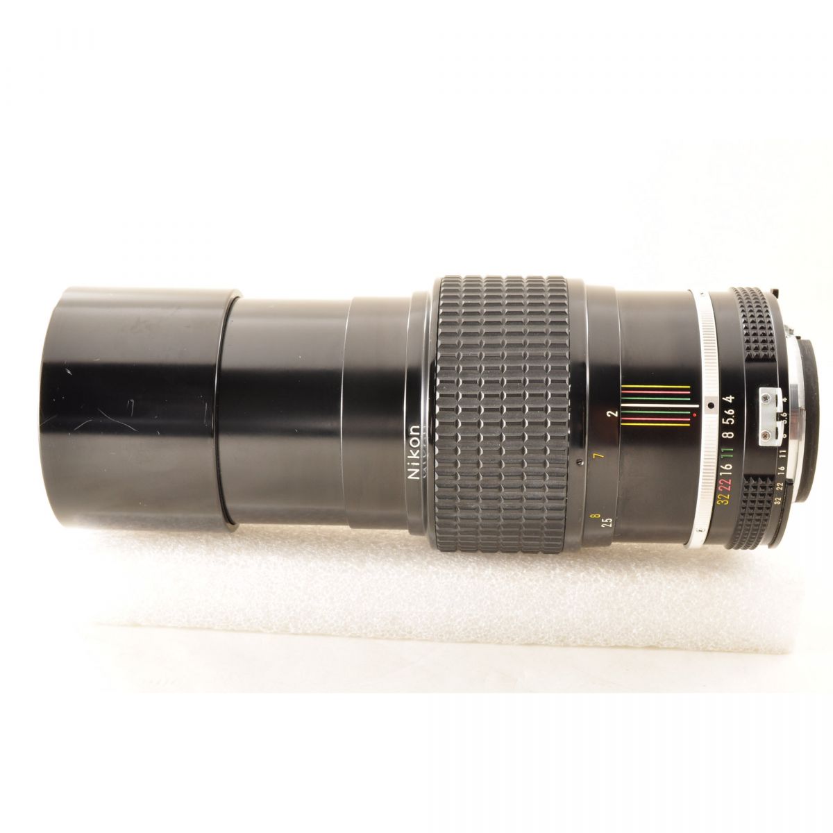 【中古】Nikon Ai 200mm f/4 単焦点 フード カメラレンズ 交換レンズ ニコン