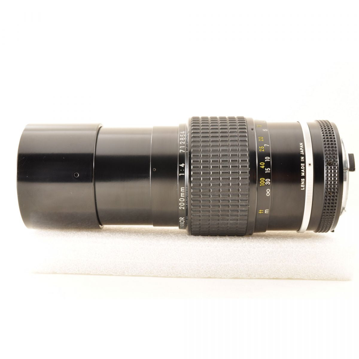【中古】Nikon Ai 200mm f/4 単焦点 フード カメラレンズ 交換レンズ ニコン