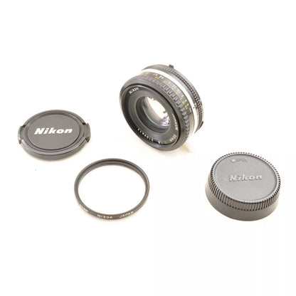 【中古】Nikon Nikkor Ai-s 50mm f/1.8 Pancake 単焦点 MF ニコン カメラレンズ 交換レンズ