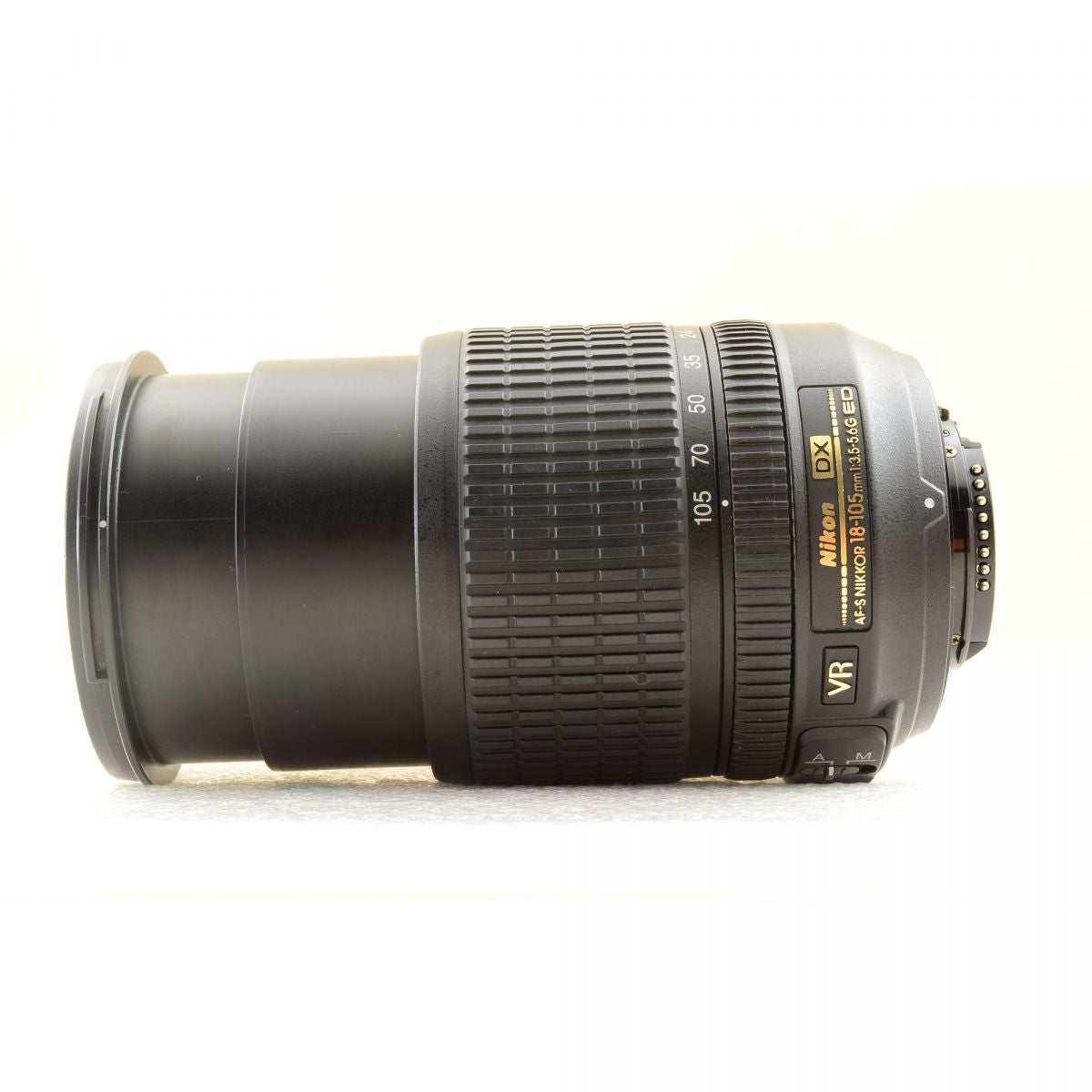【中古】Nikon D5100 16.2MP デジタルカメラ ブラック AF-S DX Nikkor 18-105mm f/3.5-5.6 G ED VR レンズ