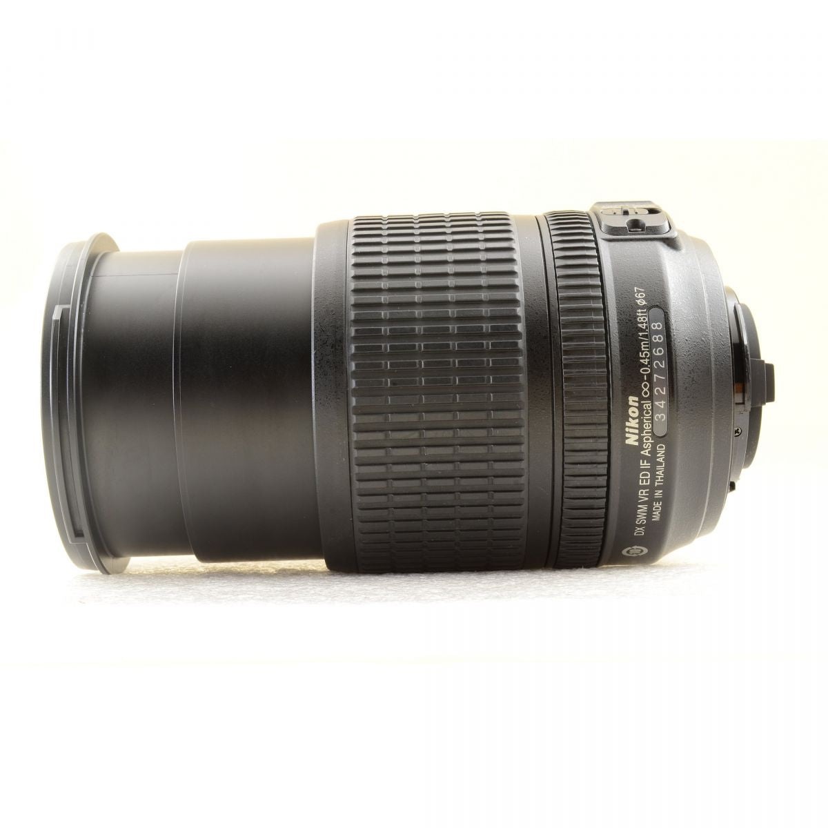 【中古】Nikon D5100 16.2MP デジタルカメラ ブラック AF-S DX Nikkor 18-105mm f/3.5-5.6 G ED VR レンズ