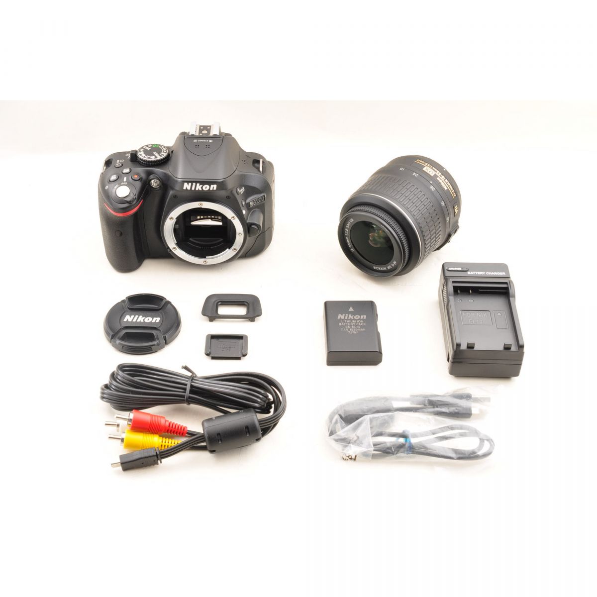 【中古】Nikon D5200 デジタルカメラ AF-S 18-55mm f/3.5-5.6 レンズ 一眼レフ デジカメ ニコン