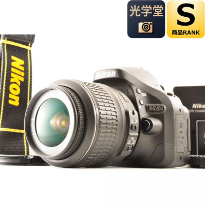 【中古】Nikon D5200 デジタルカメラ 18-140mm f/3.5-5.6G レンズ 一眼レフ ニコン