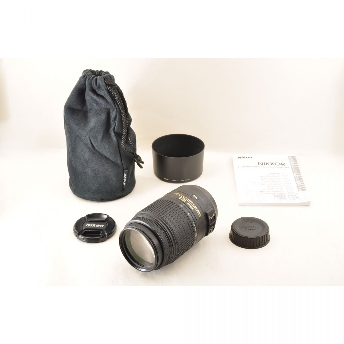 【中古】Nikon AF-S DX NIKKOR 55-300mm f/4.5-5.6G ED VR ズームレンズ カメラレンズ 交換レンズ ニコン
