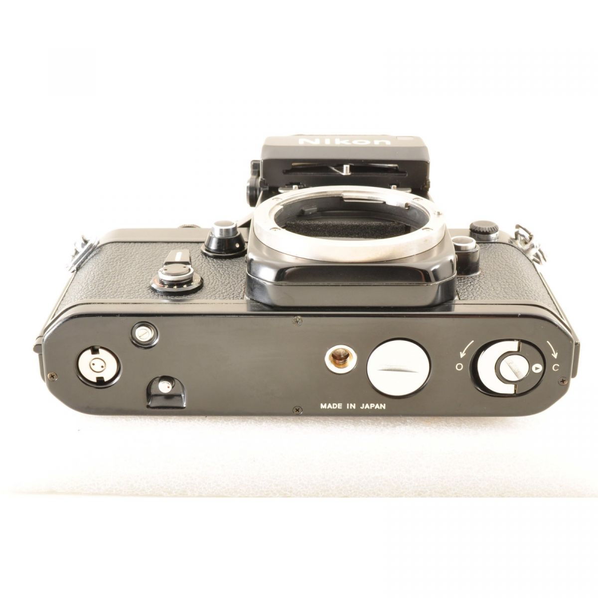 【中古】Nikon F2 Photomic ブラック Black DP-1 35mm 一眼レフ フィルムカメラボディ ニコン , フラッシュ付き