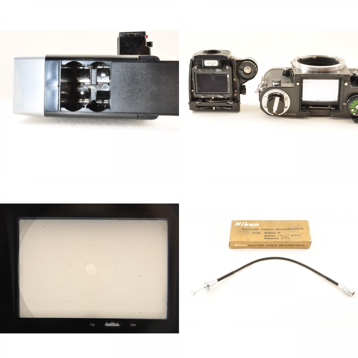 【中古】Nikon F2 Photomic ブラック Black DP-1 35mm 一眼レフ フィルムカメラボディ ニコン , フラッシュ付き