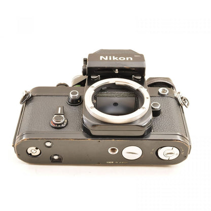 Nikon F2 Photomic Black 35mm SLR Film Camera DP-1 /Ai 24mm f2.8 *Exc* #4323