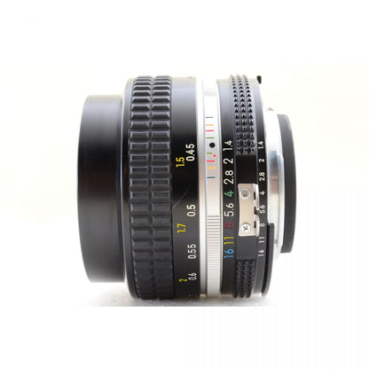【中古】Nikon FE Silver Ai NIKKOR 50mm f/1.4 レンズ 一眼レフ フィルムカメラ ニコン