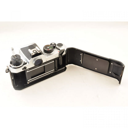 Nikon FE Silver 35mm SLR Film Camera /Ai 35mm f2 MF Lens *Near Mint* #4327