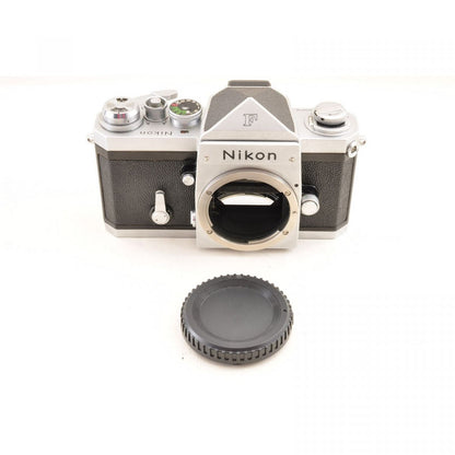 Nikon F Eye Level Silver 35mm SLR Film Camera *Near Mint* #5099