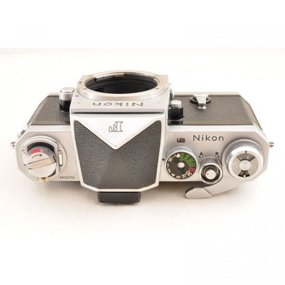 Nikon F Eye Level Silver 35mm SLR Film Camera *Near Mint* #5099