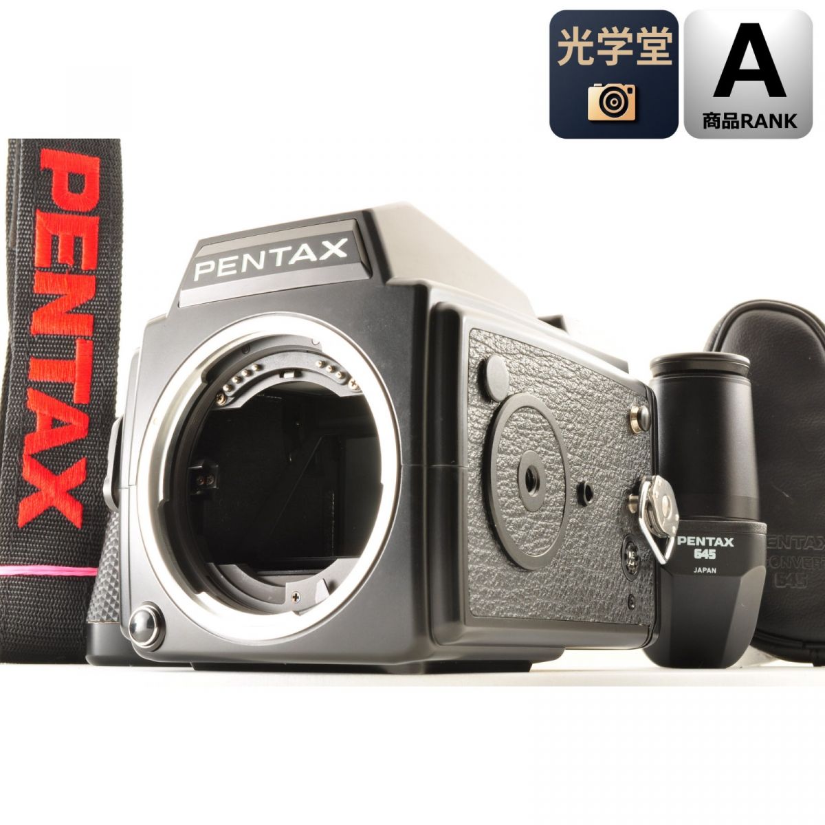 Pentax 645 Medium Format Film Camera 120 Holder /Angle Finder *Near Mint* #4376