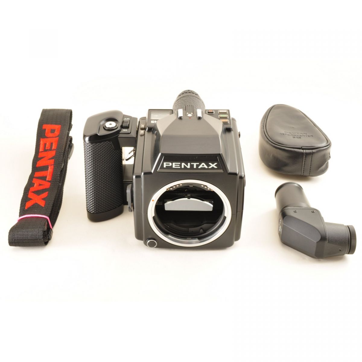 Pentax 645 Medium Format Film Camera 120 Holder /Angle Finder *Near Mint* #4376
