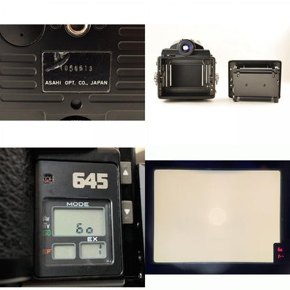 Pentax 645 Medium Format Film Camera 120 Holder /Angle Finder *Near Mint* #4376