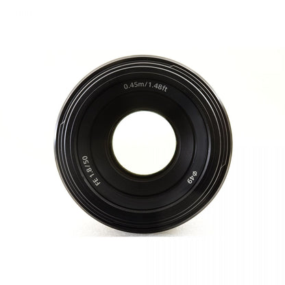【中古】Sony FE 50mm f/1.8 SEL50F18F 単焦点レンズ フード 元箱