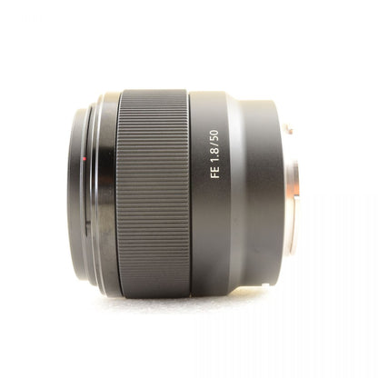 【中古】Sony FE 50mm f/1.8 SEL50F18F 単焦点レンズ フード 元箱