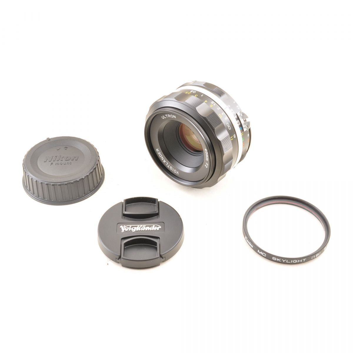 【中古】Voigtlander Ultron 40mm F2 SL IIs Nikon Fマウント用 単焦点レンズ カメラレンズ 交換レンズ フォクトレンダー