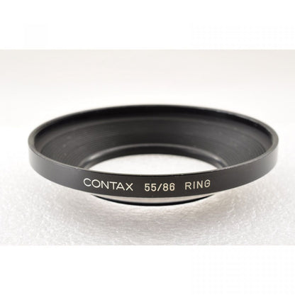 【中古】Contax 55/86 ステップアップリング メタルフード用 アダプター