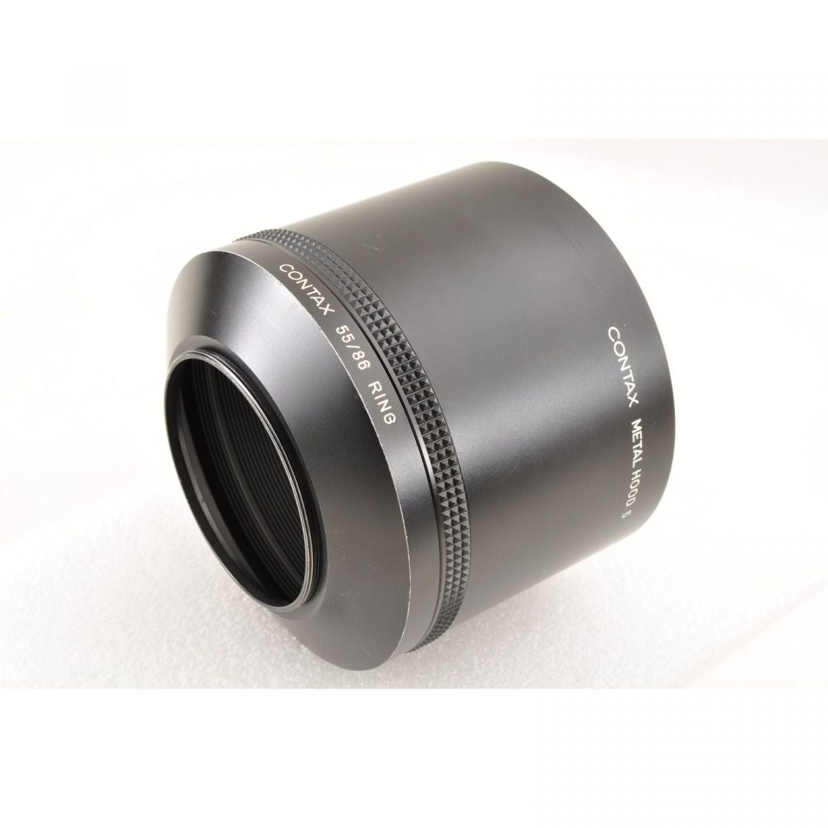 【中古】CONTAX メタルフード 5 ＆ 55/86 アダプターリング セット