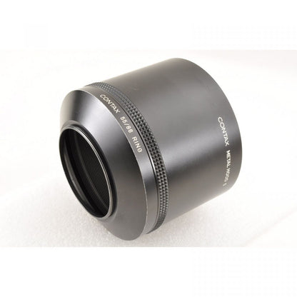 【中古】CONTAX メタルフード 5 ＆ 55/86 アダプターリング セット